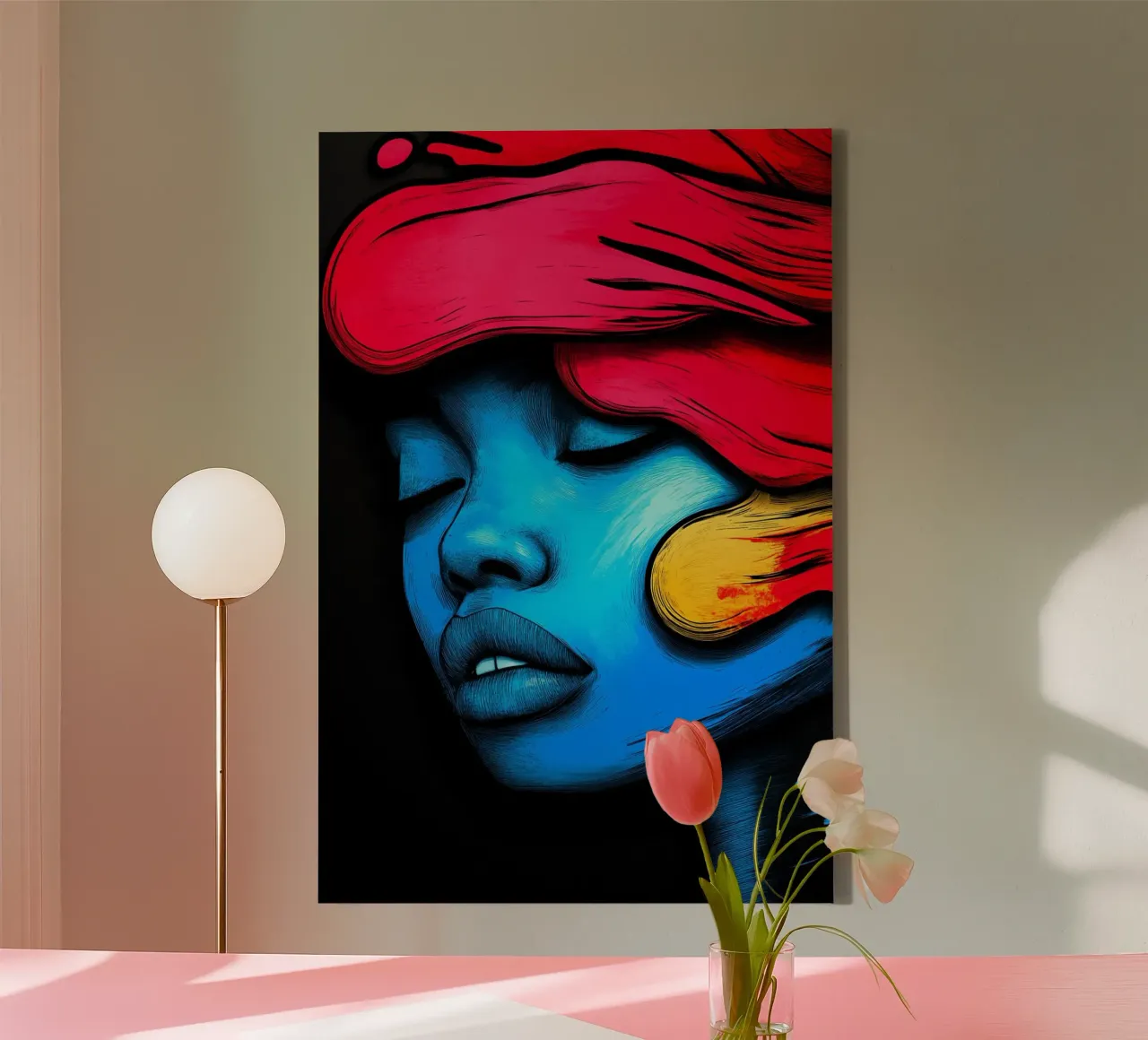 Dreams in colour - The art of letting go canvas by melipo-art