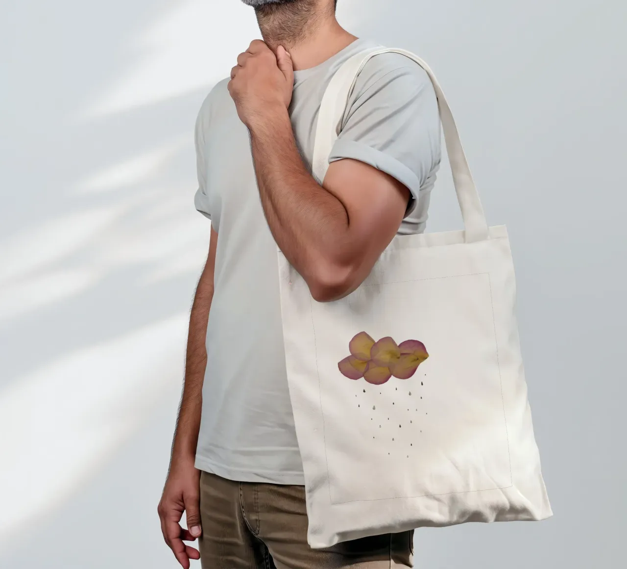 Leave - Cloud tote bag by Mie Frey Damgaard