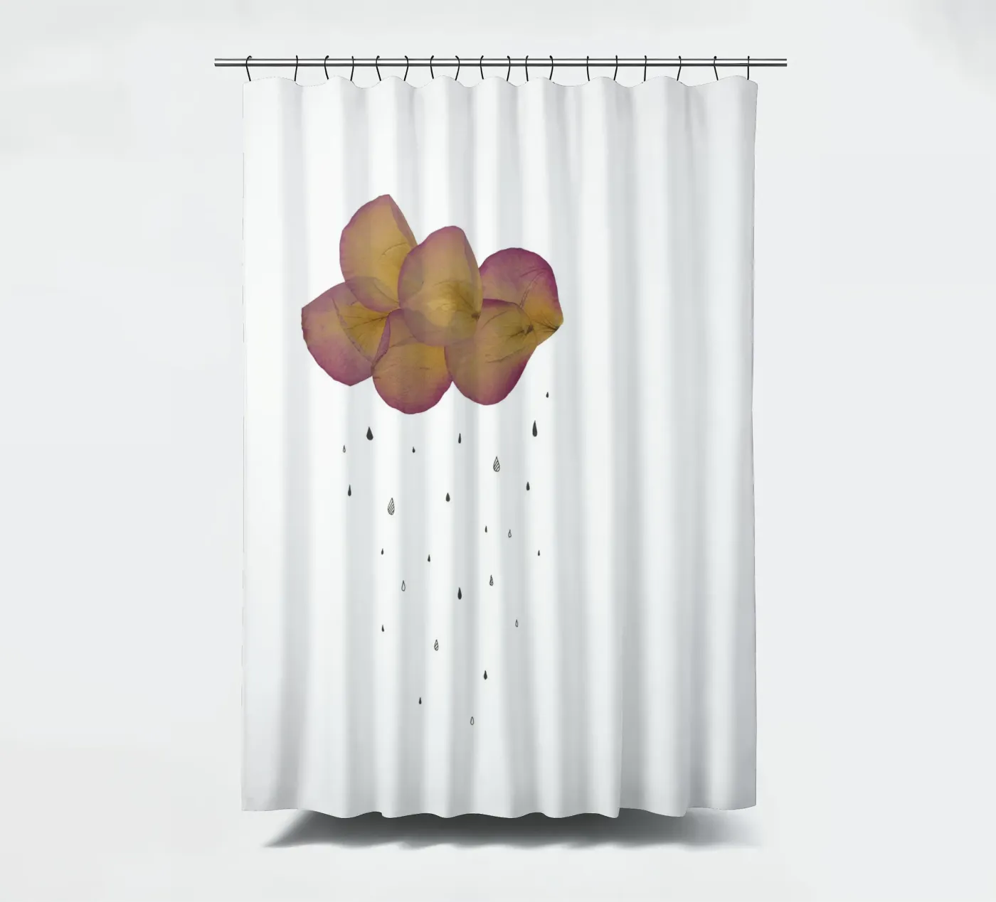 Leave - Cloud douchegordijn van Mie Frey Damgaard