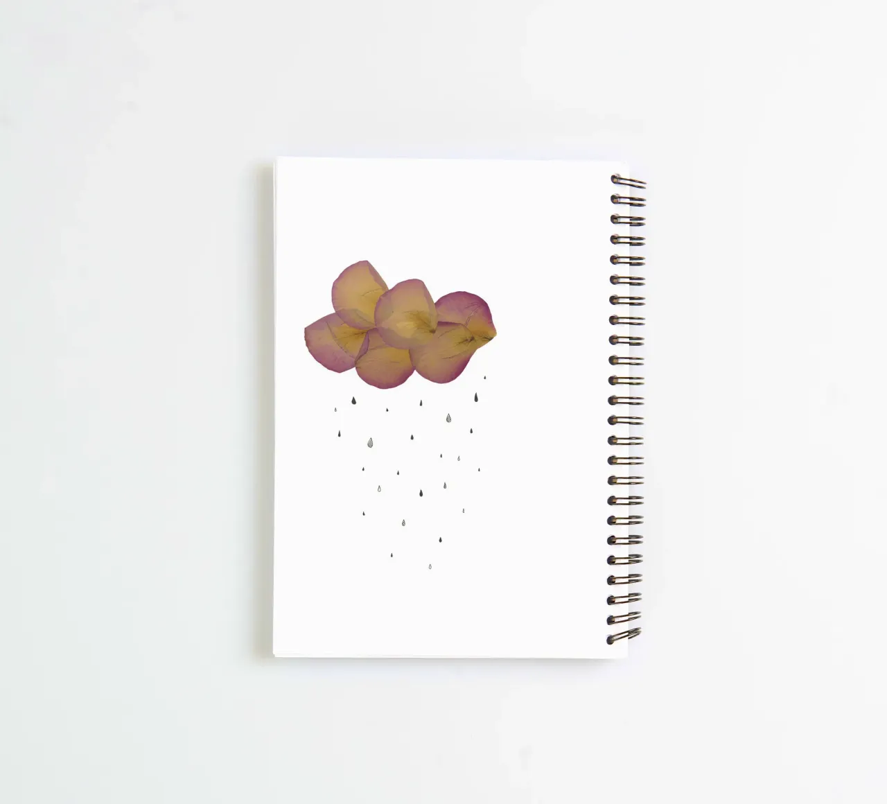 Leave - Cloud spiral notebook by Mie Frey Damgaard