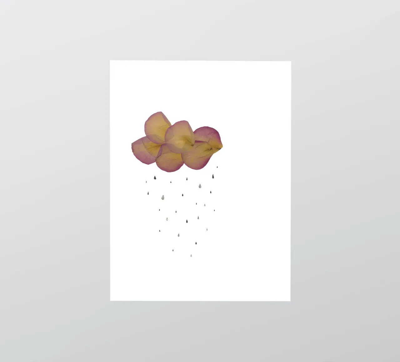 Leave - Cloud sticker by Mie Frey Damgaard