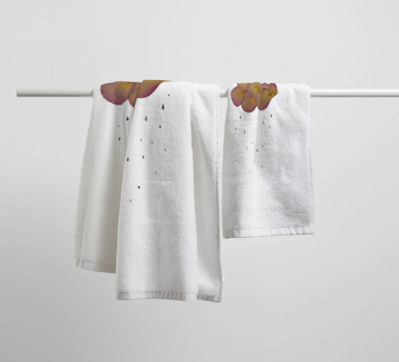 Leave - Cloud towel by Mie Frey Damgaard
