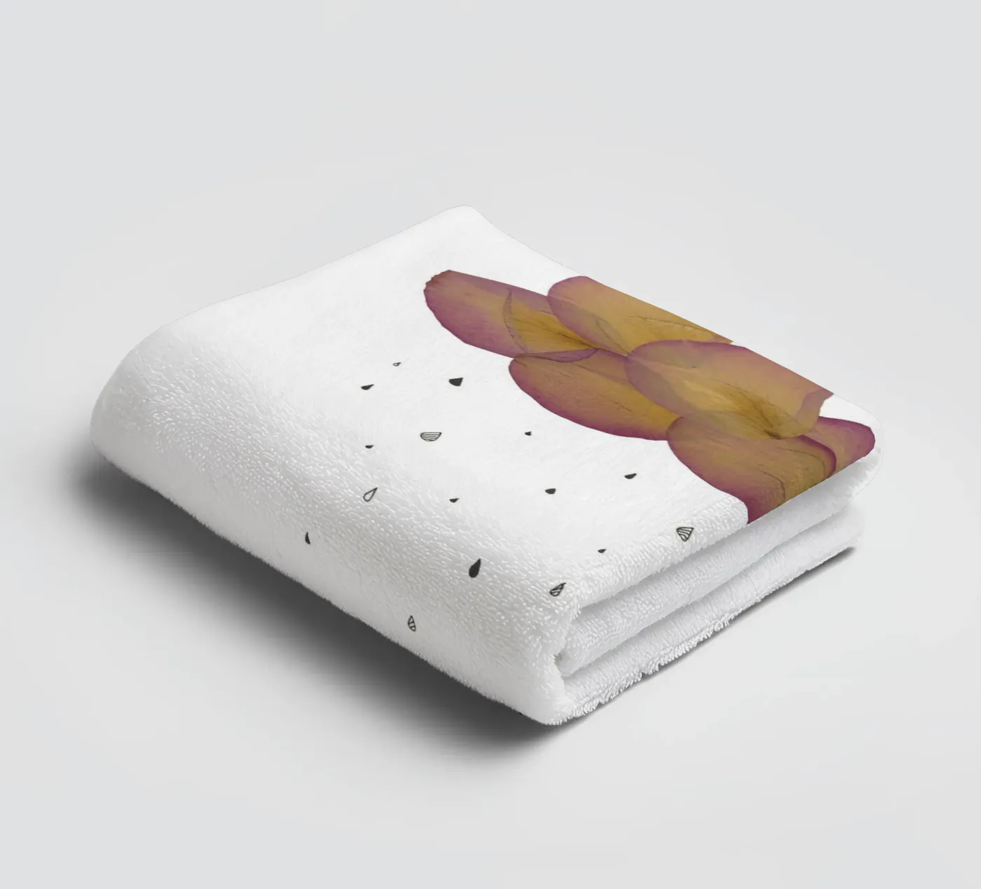 Leave - Cloud towel by Mie Frey Damgaard