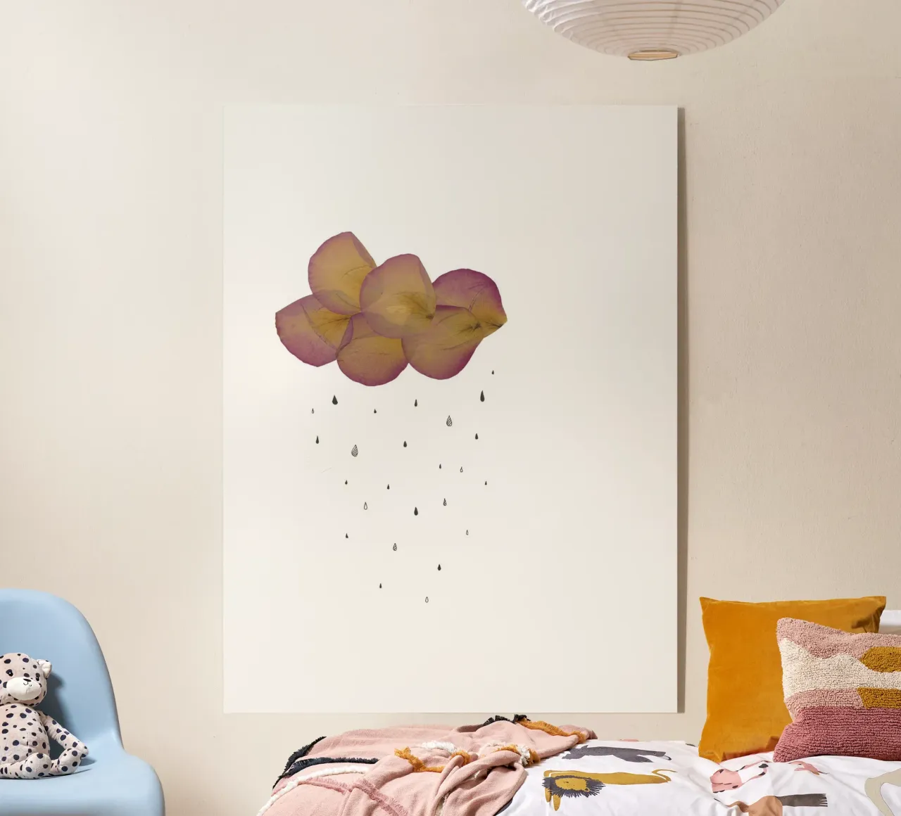 Leave - Cloud acrylic glass by Mie Frey Damgaard