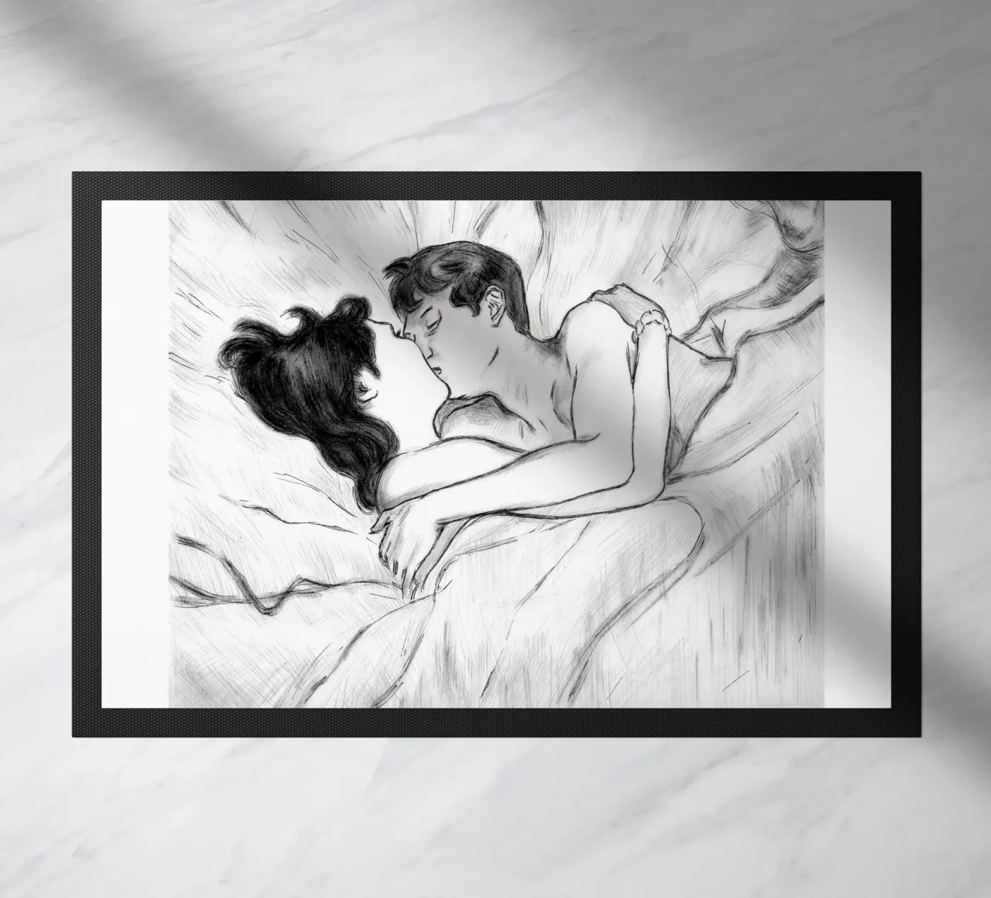 Le baiser doormat by Humphrey VIDAL