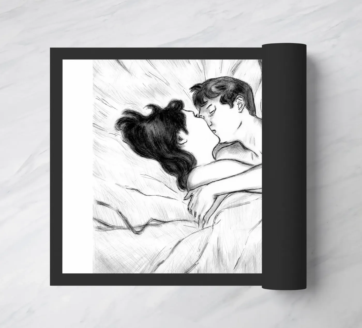 Le baiser doormat by Humphrey VIDAL