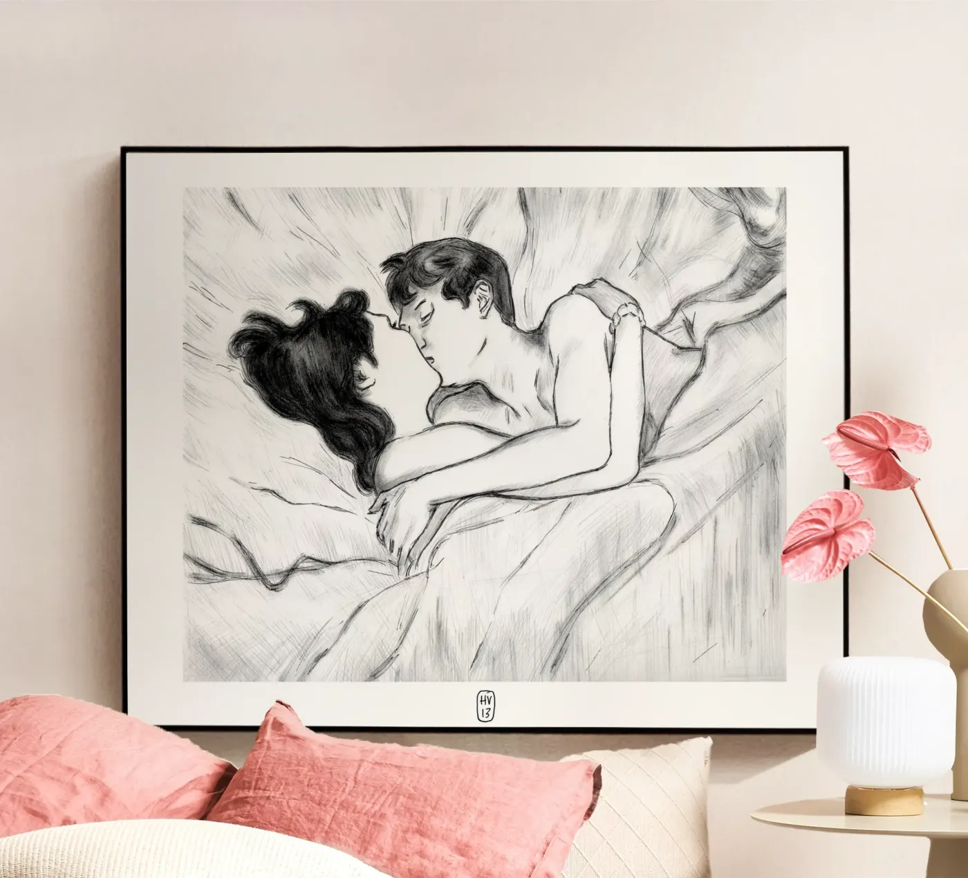 Le baiser Acryl-Glas von Humphrey VIDAL