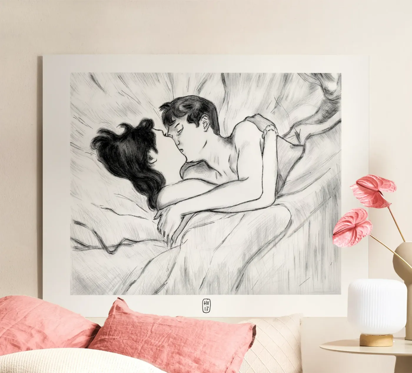 Le baiser Acryl-Glas von Humphrey VIDAL