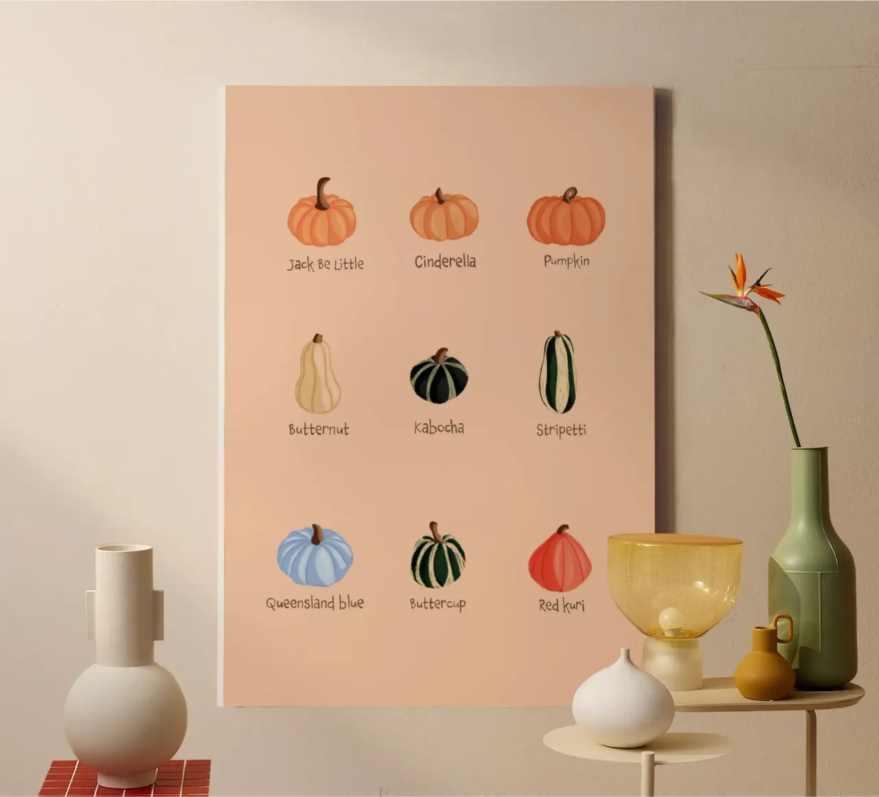 Squash canvas by Papergreyy