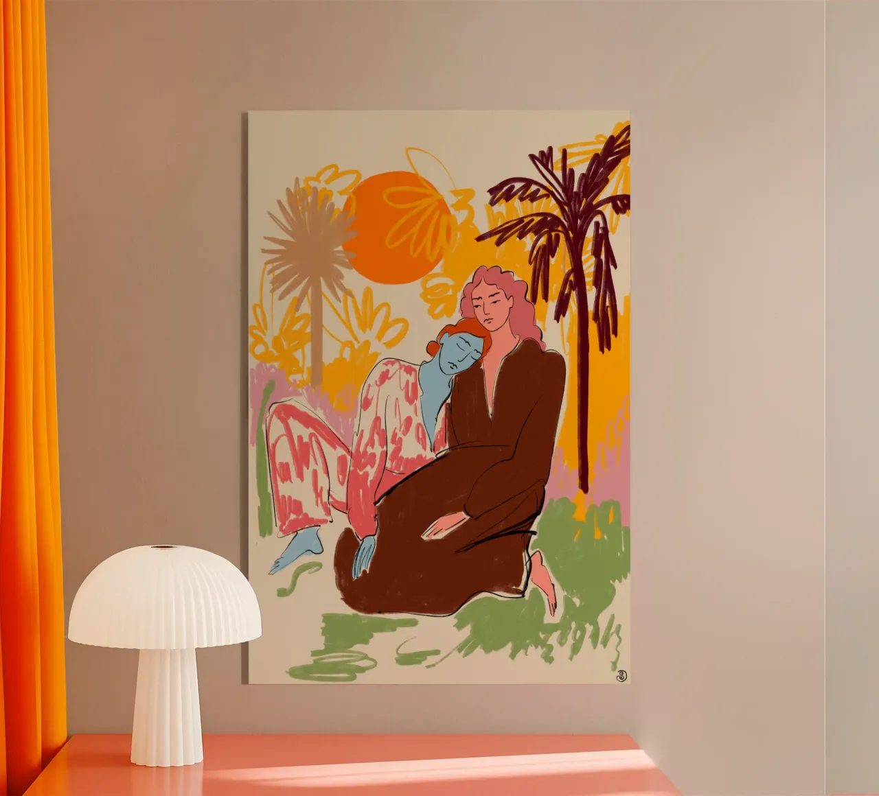 CARING LOVE plexiglass da Sandra Poliakov