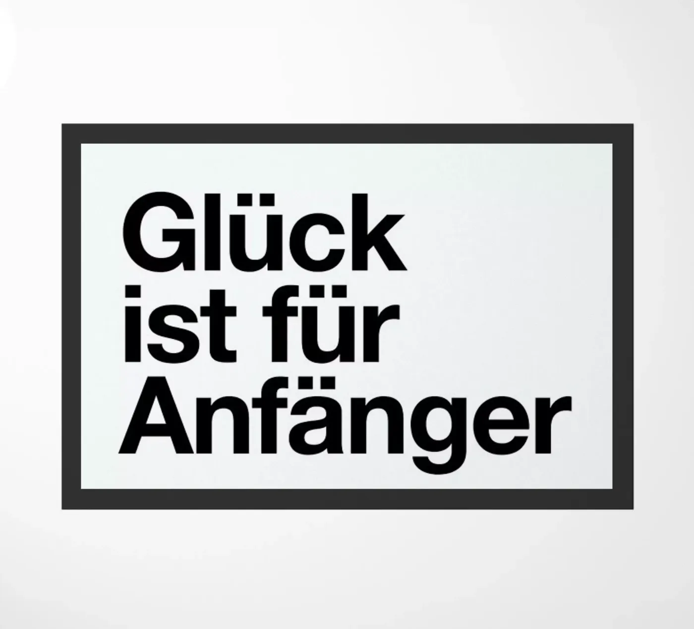 Glück doormat by Studio One