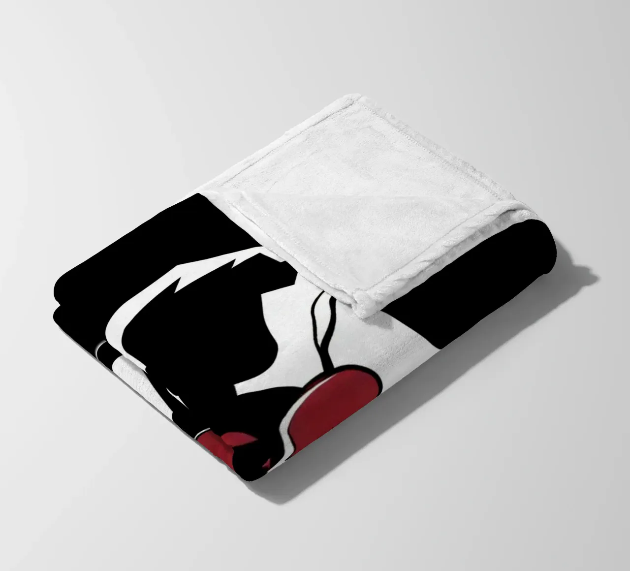 Una figura affranta tiene un cuore in frantumi coperta in pile da DesignDoodle