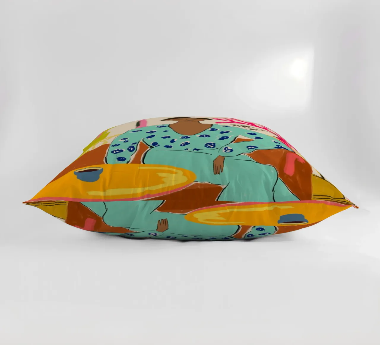 COLOURFUL TRANQUILITY cuscino da Sandra Poliakov