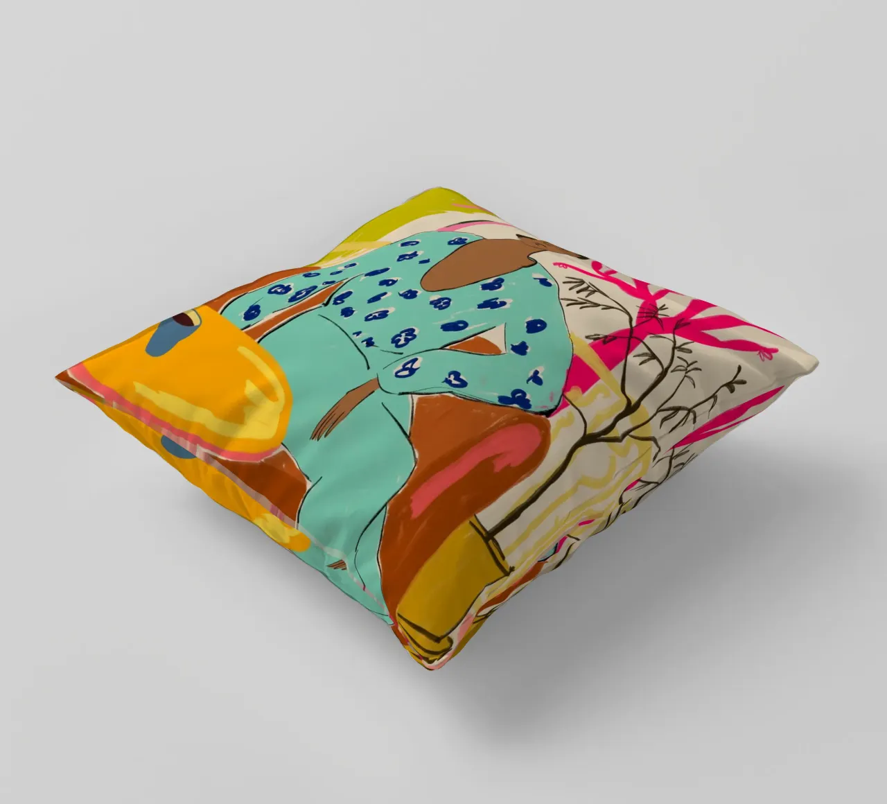 COLOURFUL TRANQUILITY cuscino da Sandra Poliakov