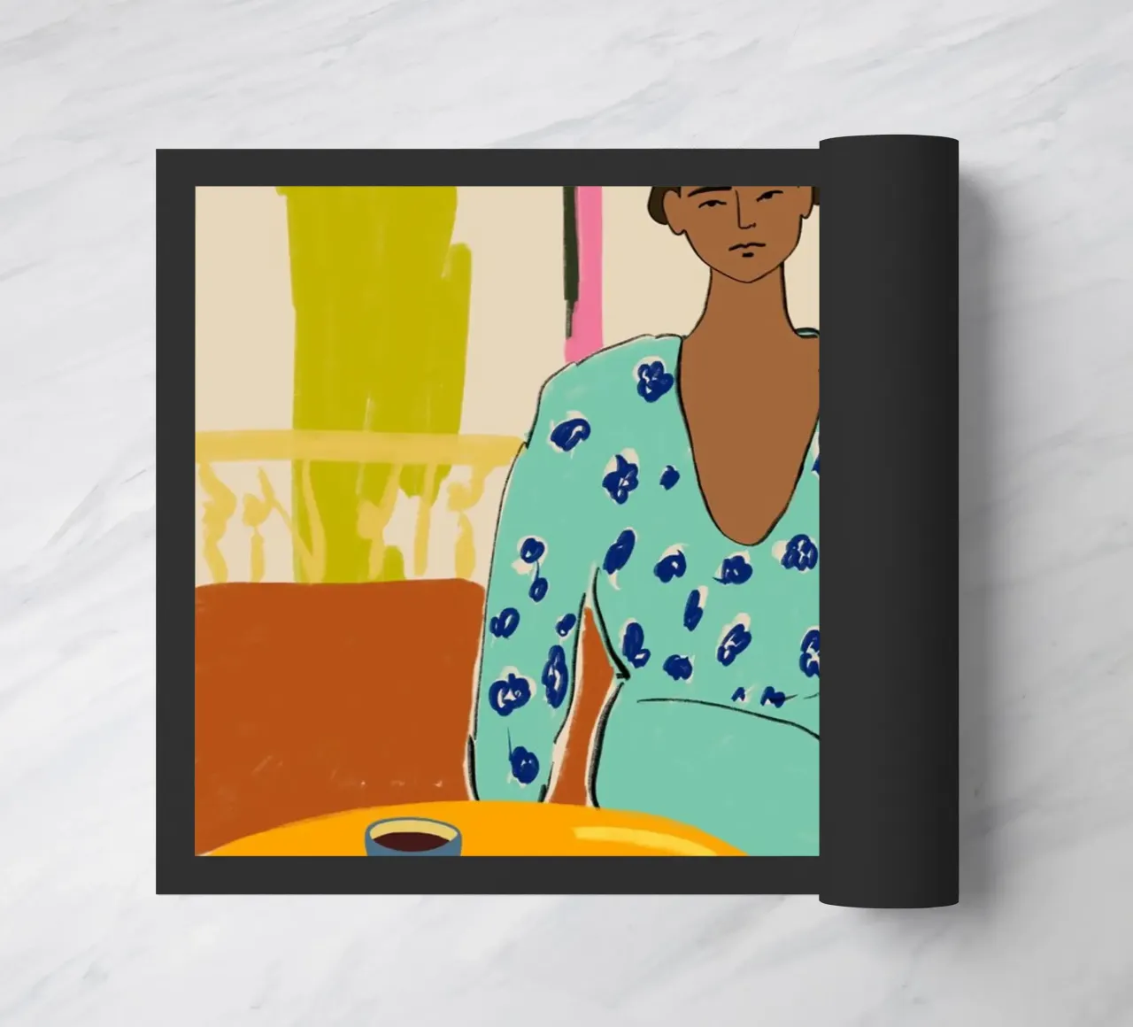 COLOURFUL TRANQUILITY zerbino da Sandra Poliakov