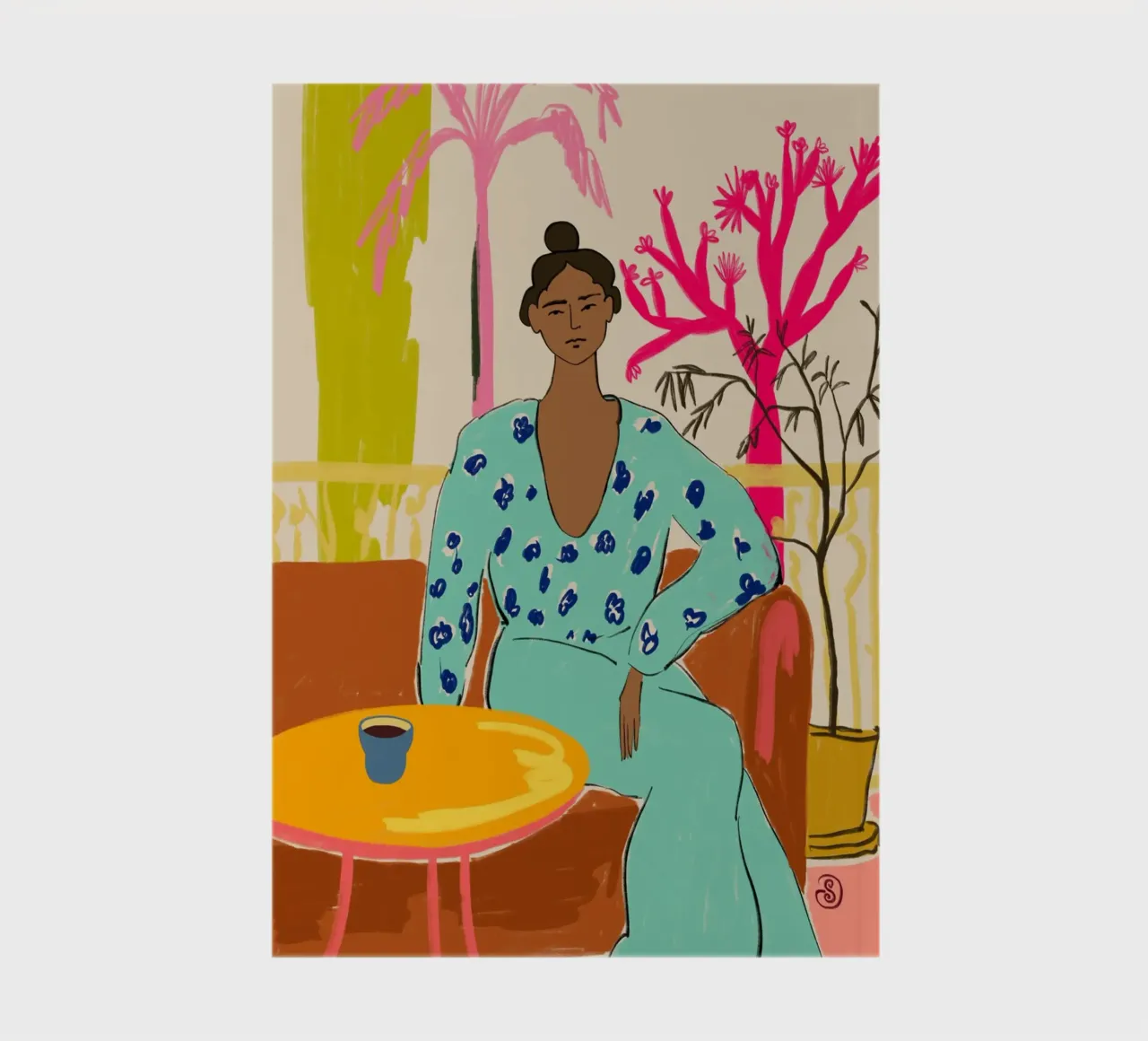 COLOURFUL TRANQUILITY notebook by Sandra Poliakov