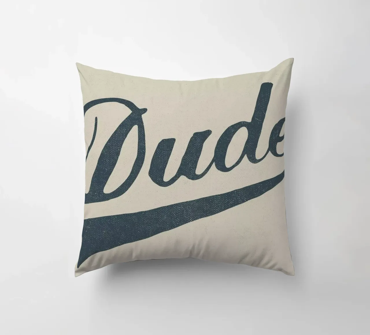Dude decorative cushion by Florent Bodart