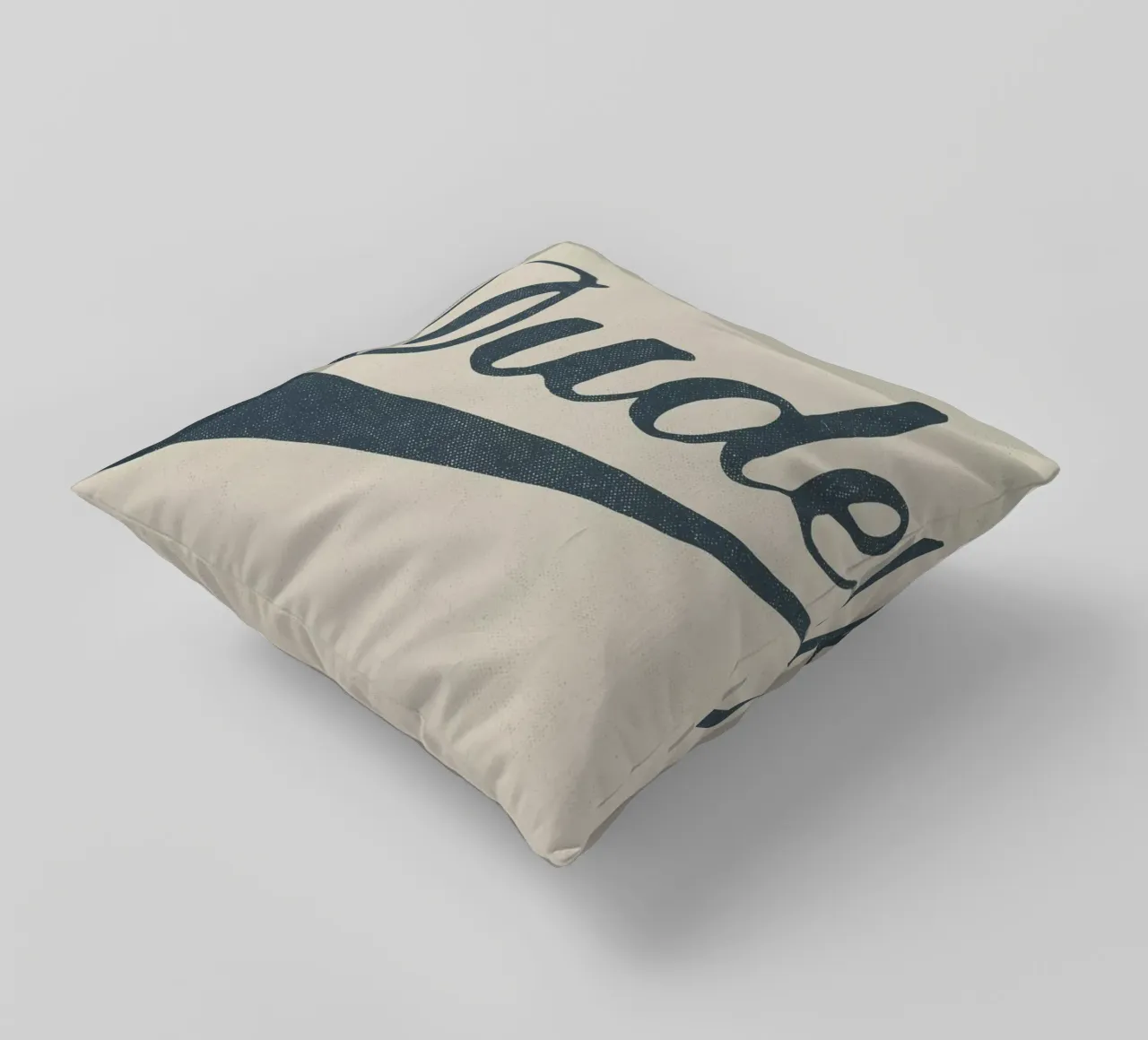 Dude decorative cushion by Florent Bodart