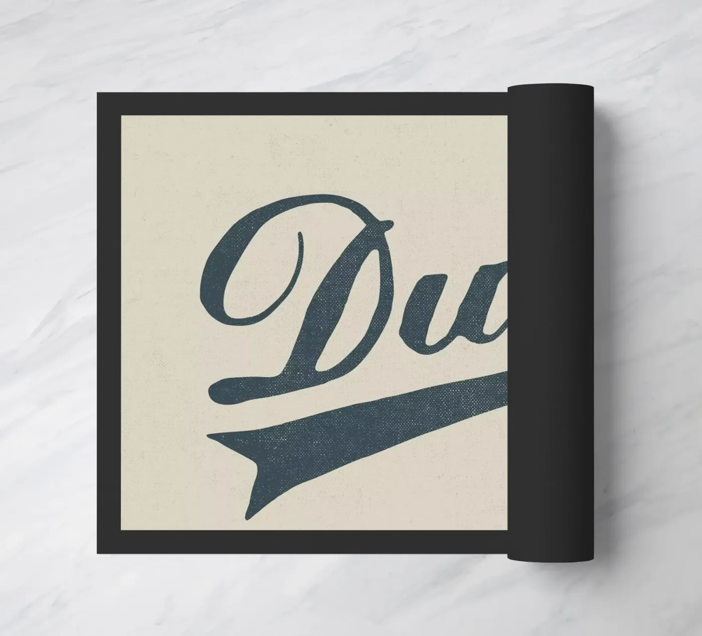 Dude doormat by Florent Bodart