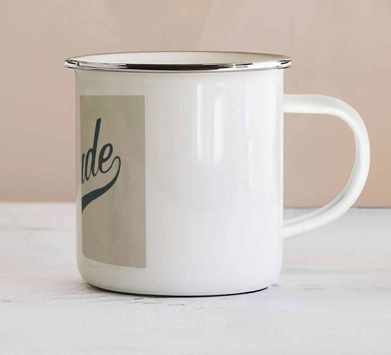 Dude taza de esmalte de Florent Bodart