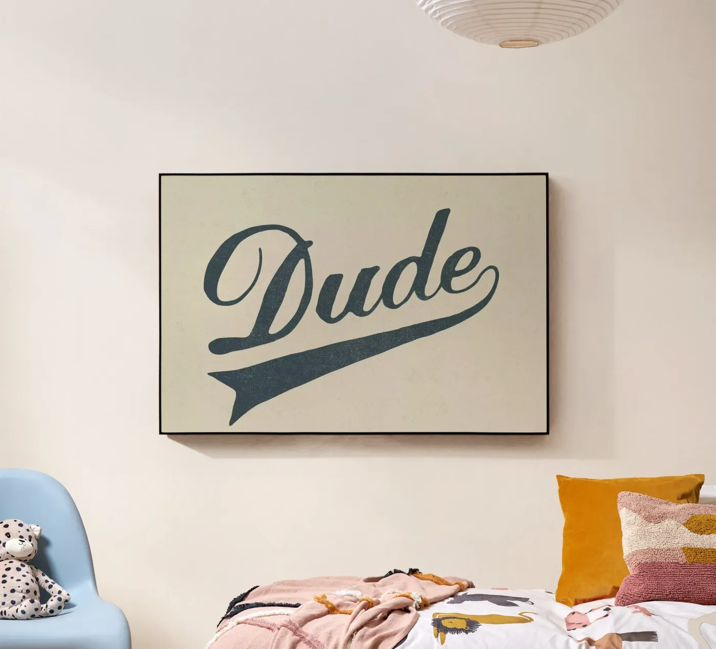 Dude acryl van Florent Bodart