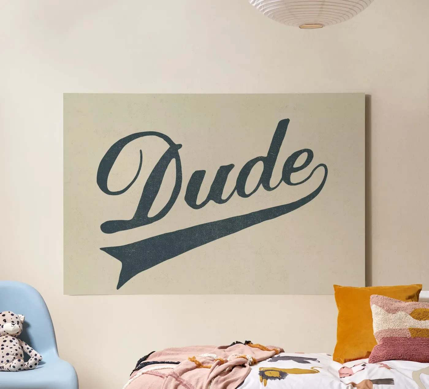 Dude canvas van Florent Bodart