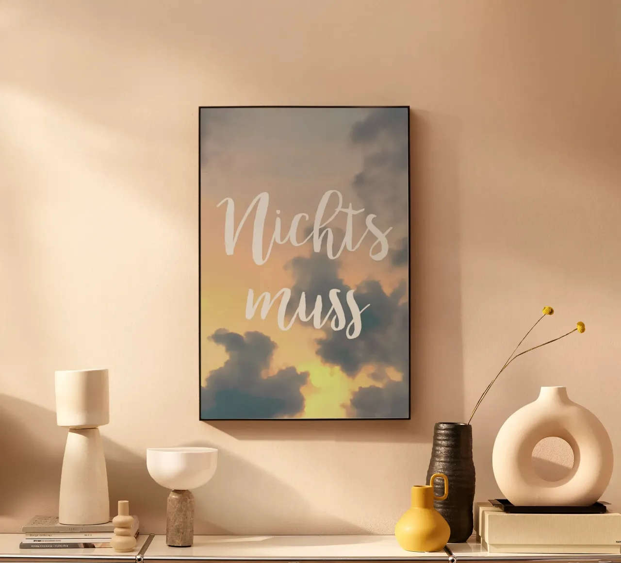 Nichts Muss plexiglass da UN-TYPISCH