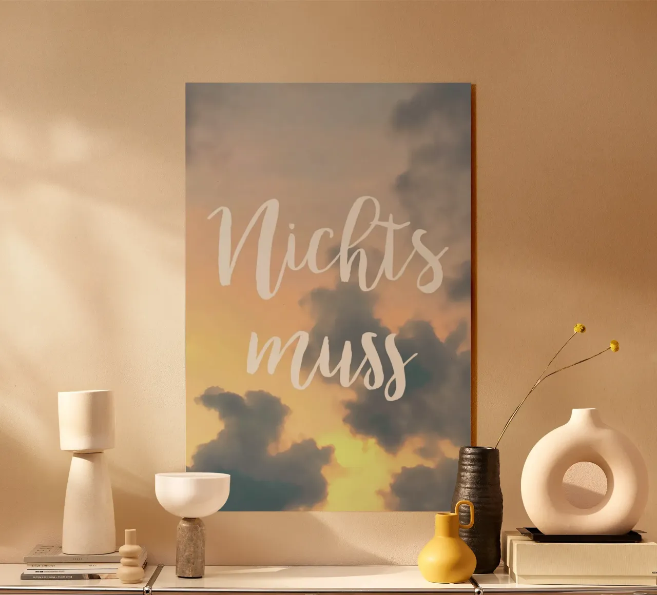 Nichts Muss plexiglass da UN-TYPISCH