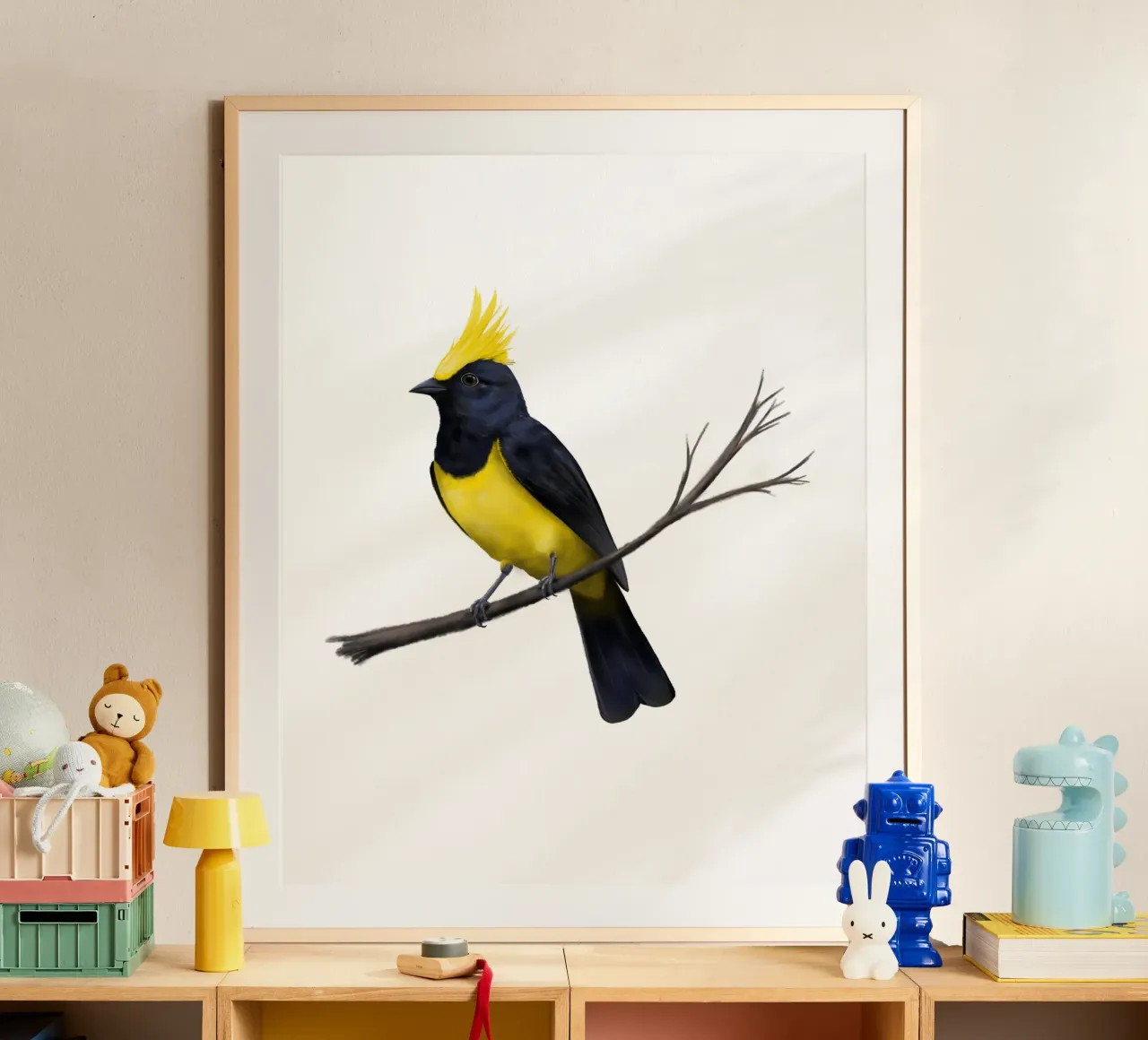 Disegno digitale SultanTit poster con telaio in plastica da BwiseLizzy