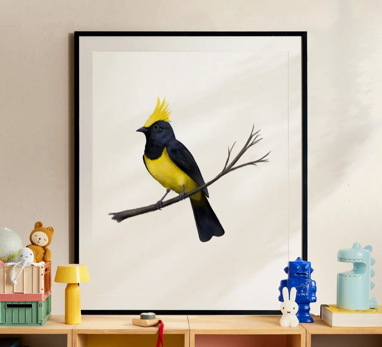 Disegno digitale SultanTit poster con telaio in plastica da BwiseLizzy