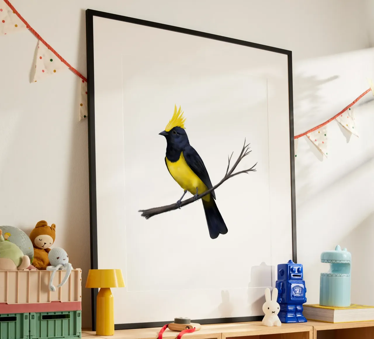 Disegno digitale SultanTit poster con telaio in plastica da BwiseLizzy