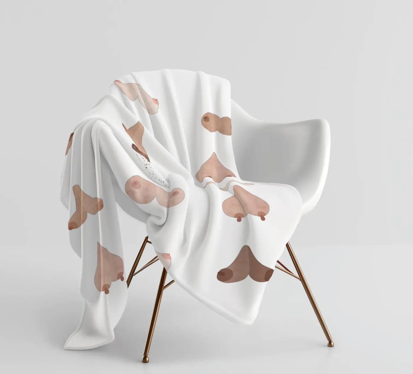 boobs Fleecedecke von Mie Frey Damgaard