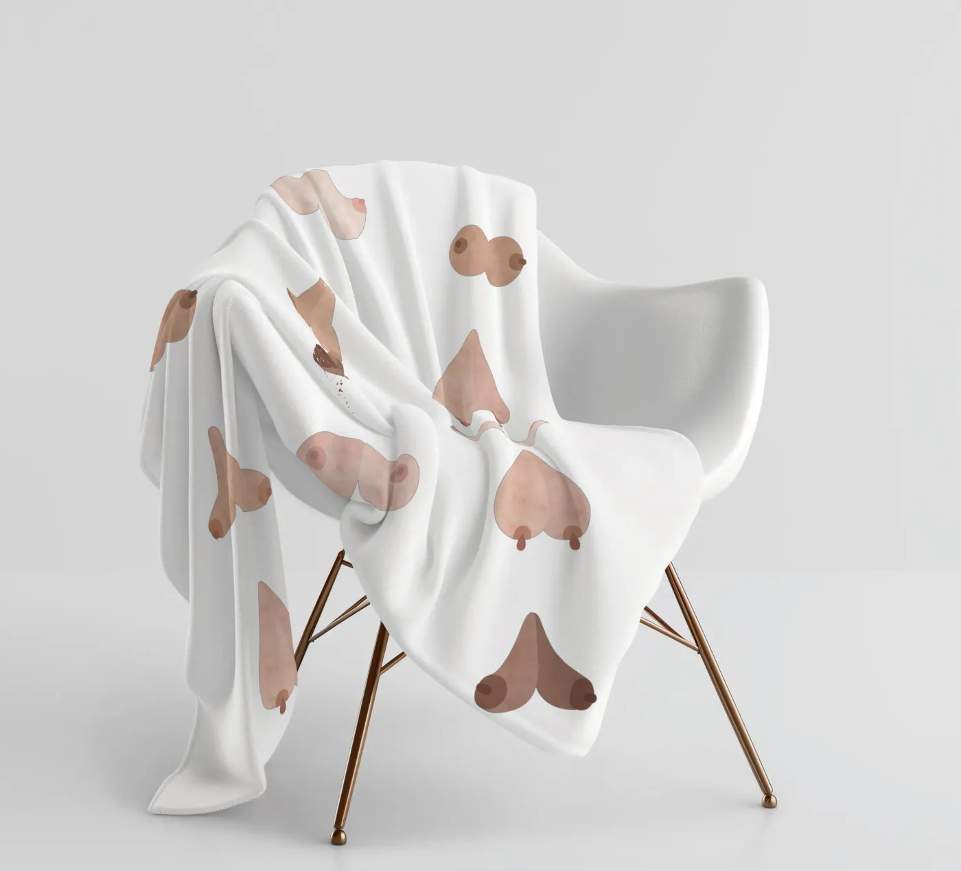 boobs Fleecedecke von Mie Frey Damgaard