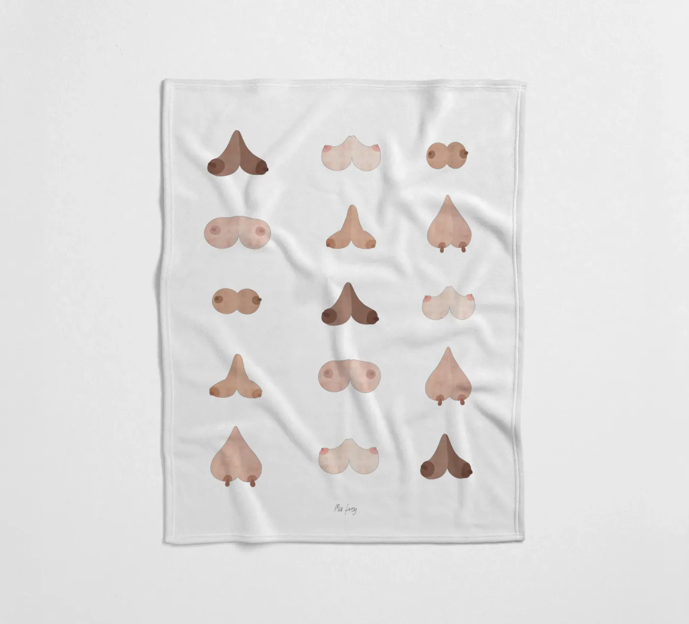 boobs Fleecedecke von Mie Frey Damgaard