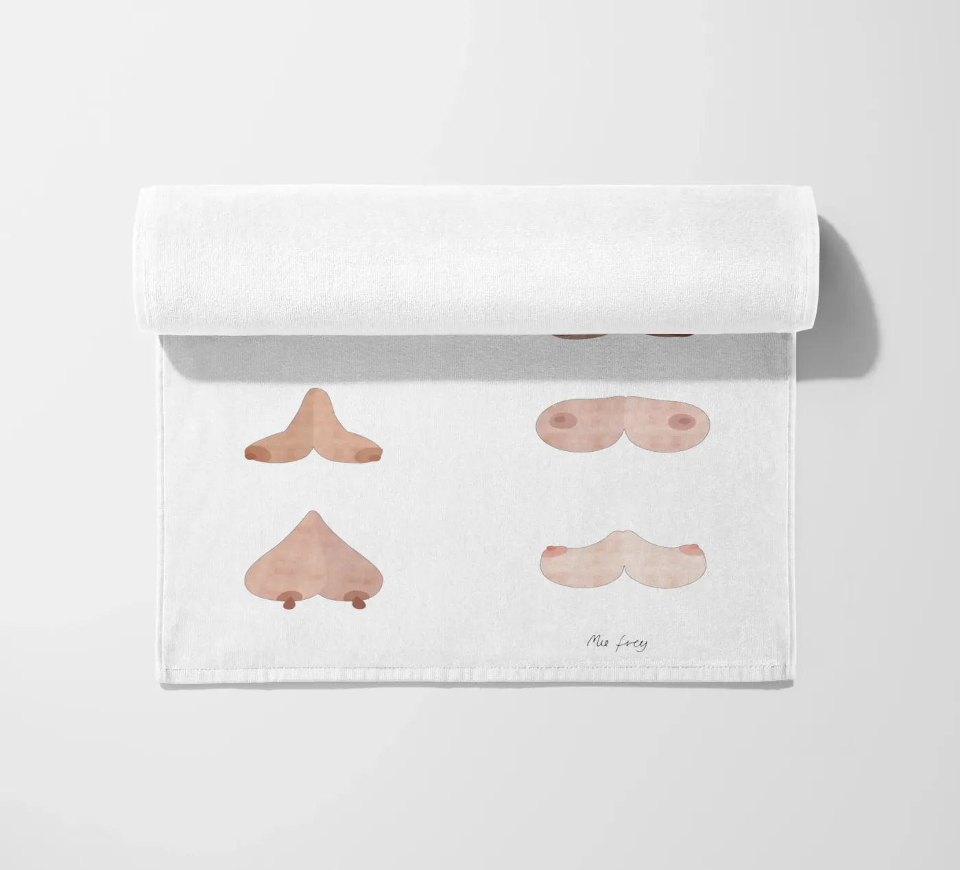 boobs beach towel by Mie Frey Damgaard