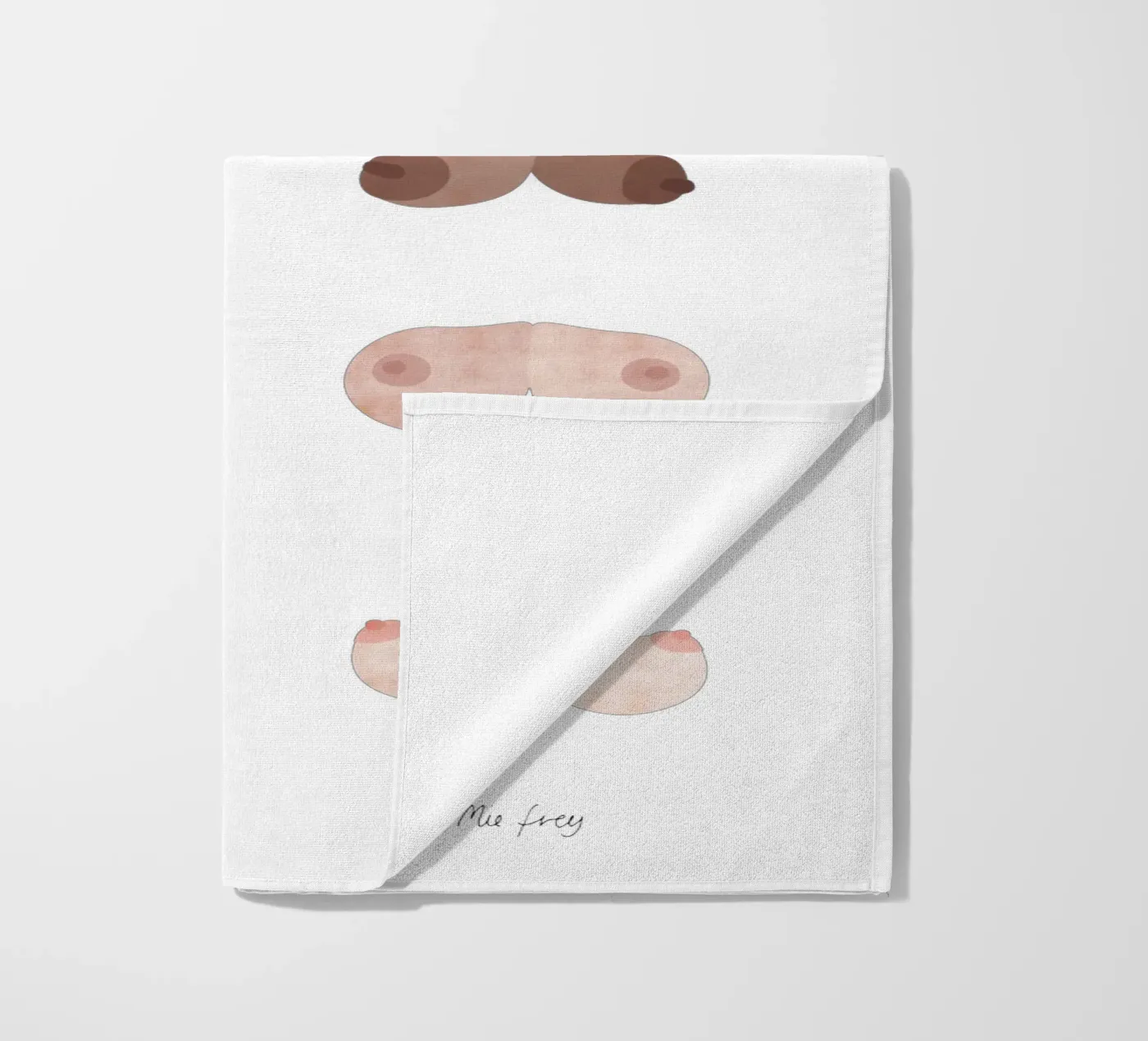 boobs beach towel by Mie Frey Damgaard