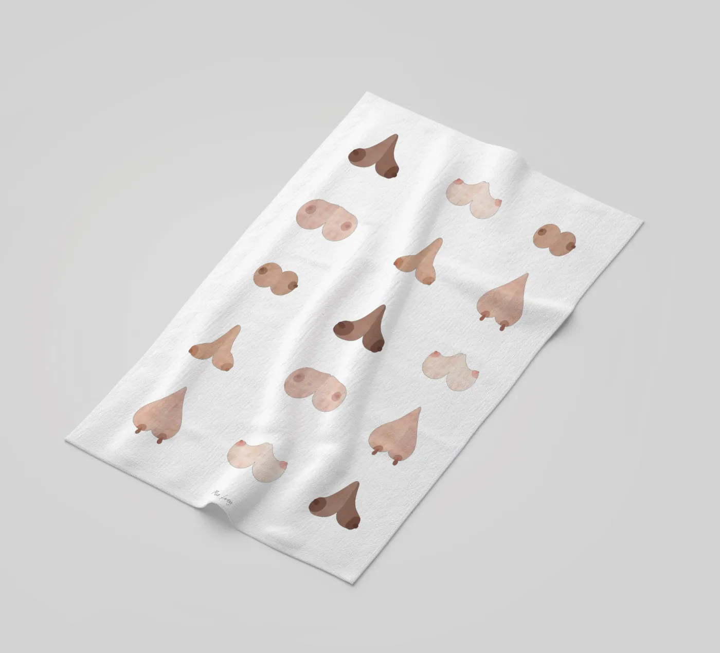 boobs beach towel by Mie Frey Damgaard