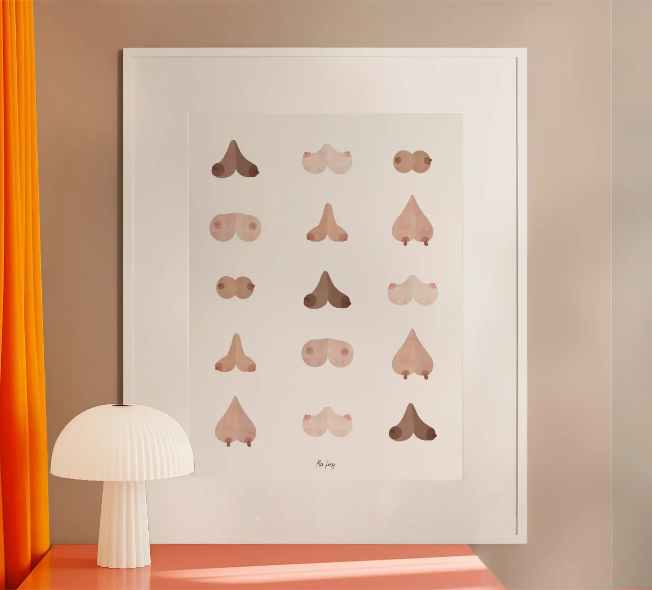 boobs poster da Mie Frey Damgaard