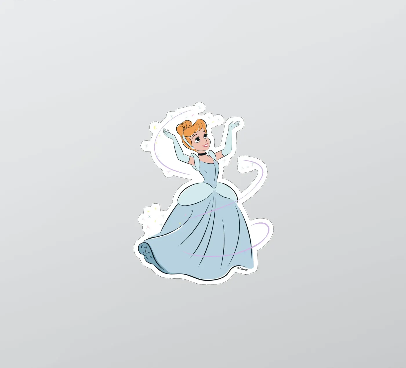 CINDERELLA sticker van DISNEY PRINCESS - Sticker Shop