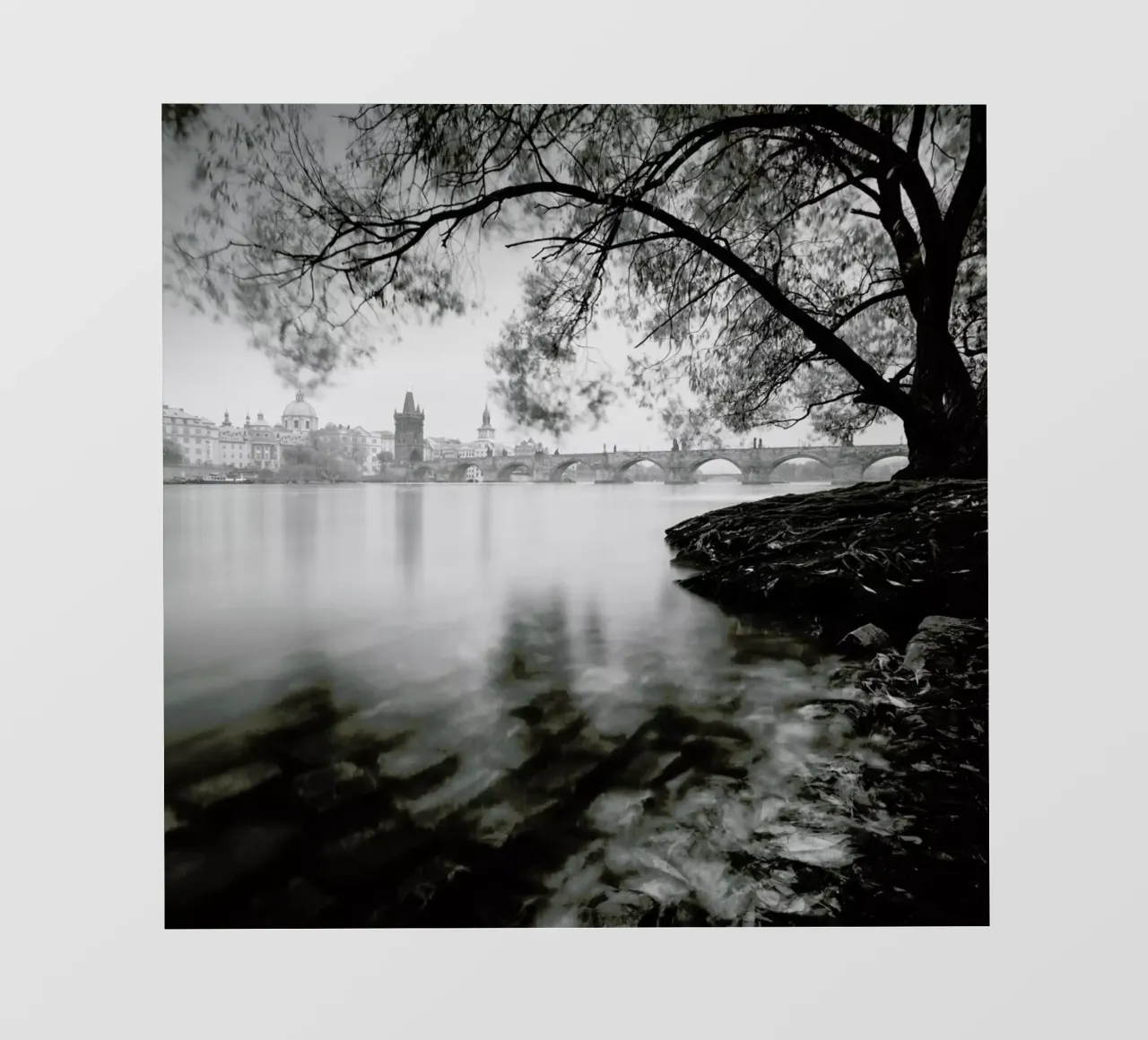 Vltava Study - Autumn Leaves, Prag telo in pvc da Håggard Photography | Ronny Behnert