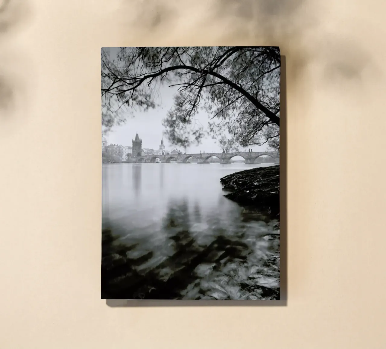 Vltava Study - Autumn Leaves, Prag notebook by Håggard Photography | Ronny Behnert