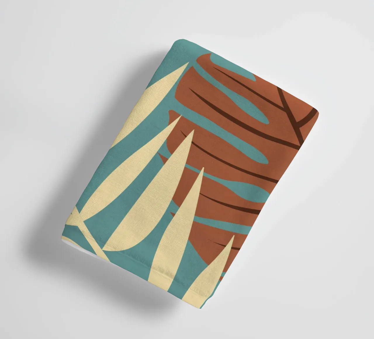 Tropical Nature Mocha & Terracotta asciugamano da bagno da Ana Paniagua Design
