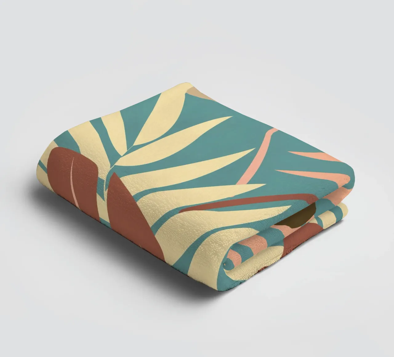 Tropical Nature Mocha & Terracotta asciugamano da bagno da Ana Paniagua Design