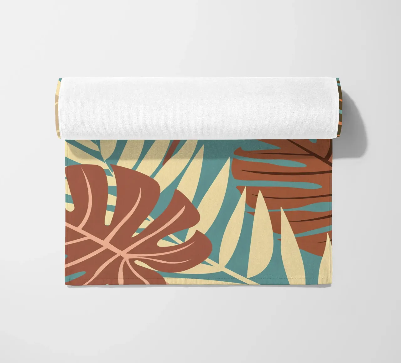 Tropical Nature Mocha & Terracotta telo mare da Ana Paniagua Design
