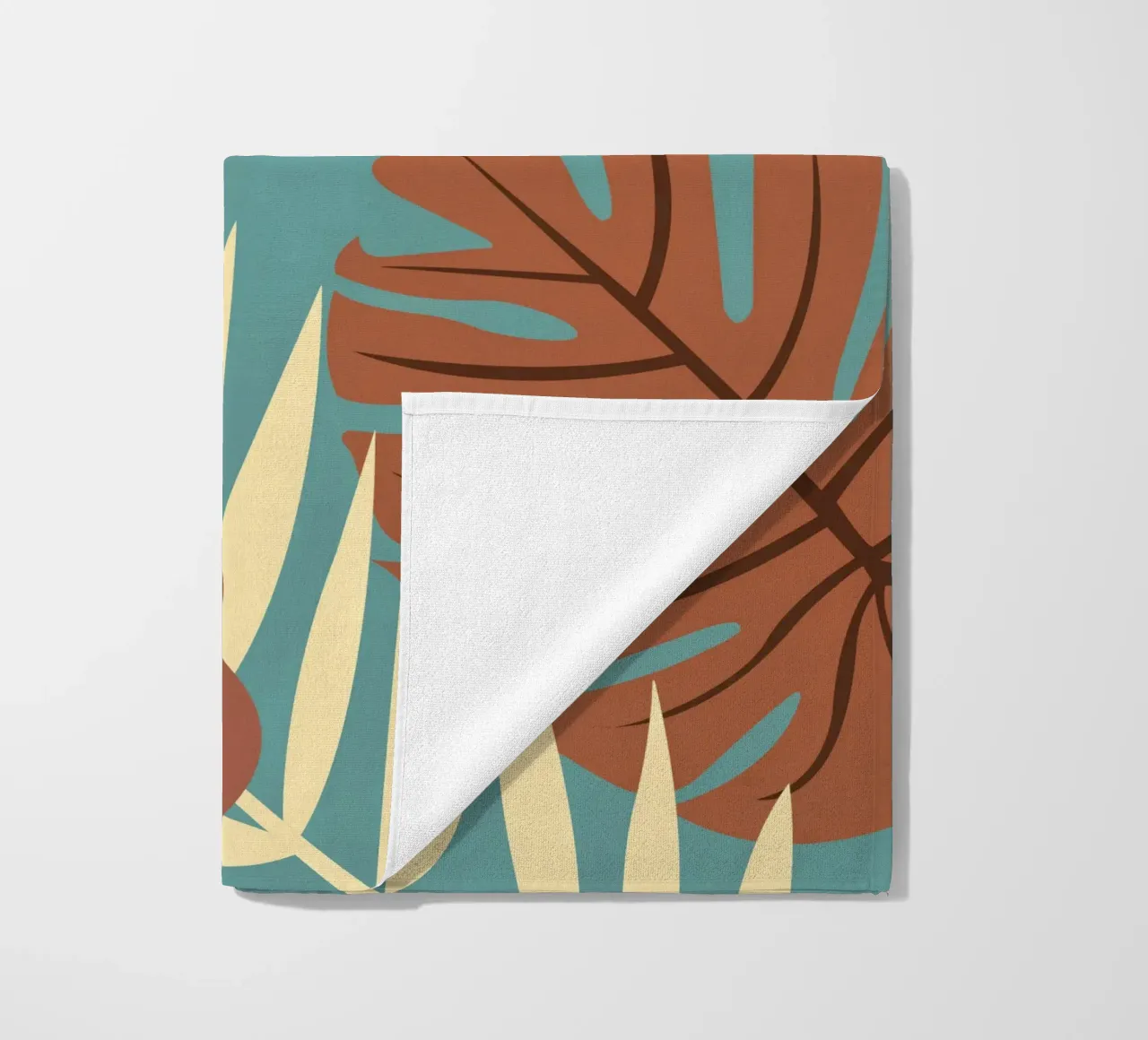 Tropical Nature Mocha & Terracotta telo mare da Ana Paniagua Design