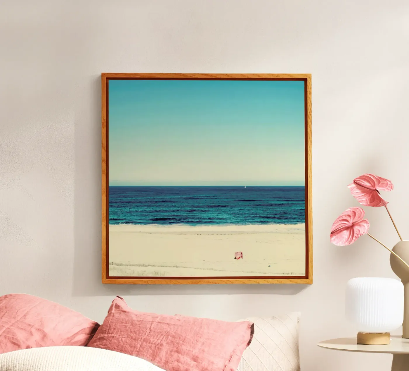 Beach Feeling acrylic glass by Ingrid Beddoes
