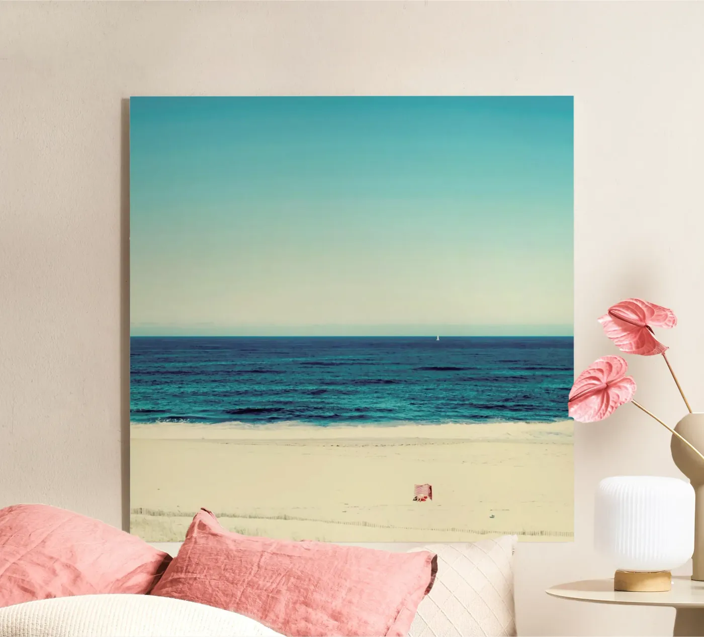 Beach Feeling acrylic glass by Ingrid Beddoes