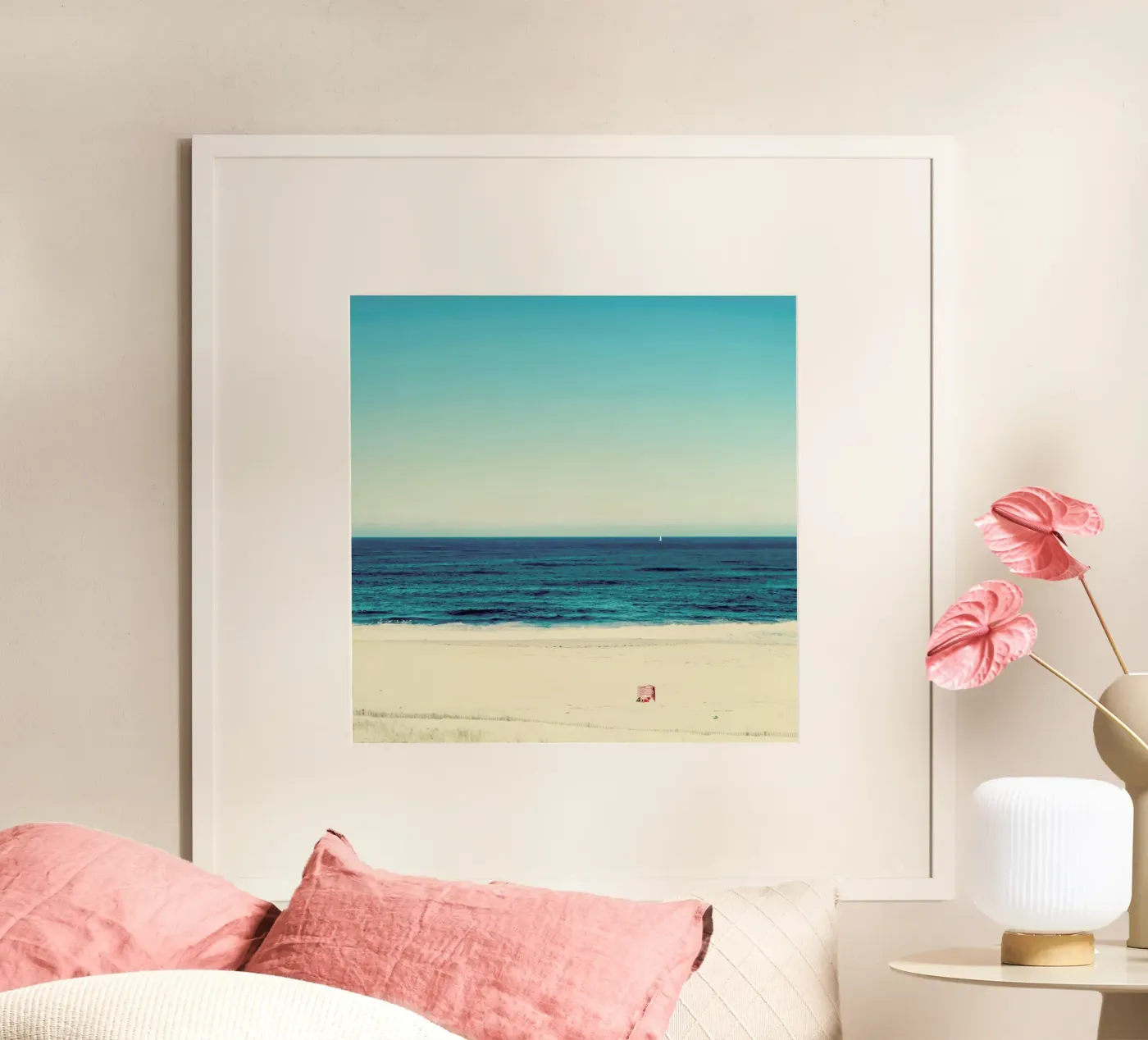 Beach Feeling Poster von Ingrid Beddoes