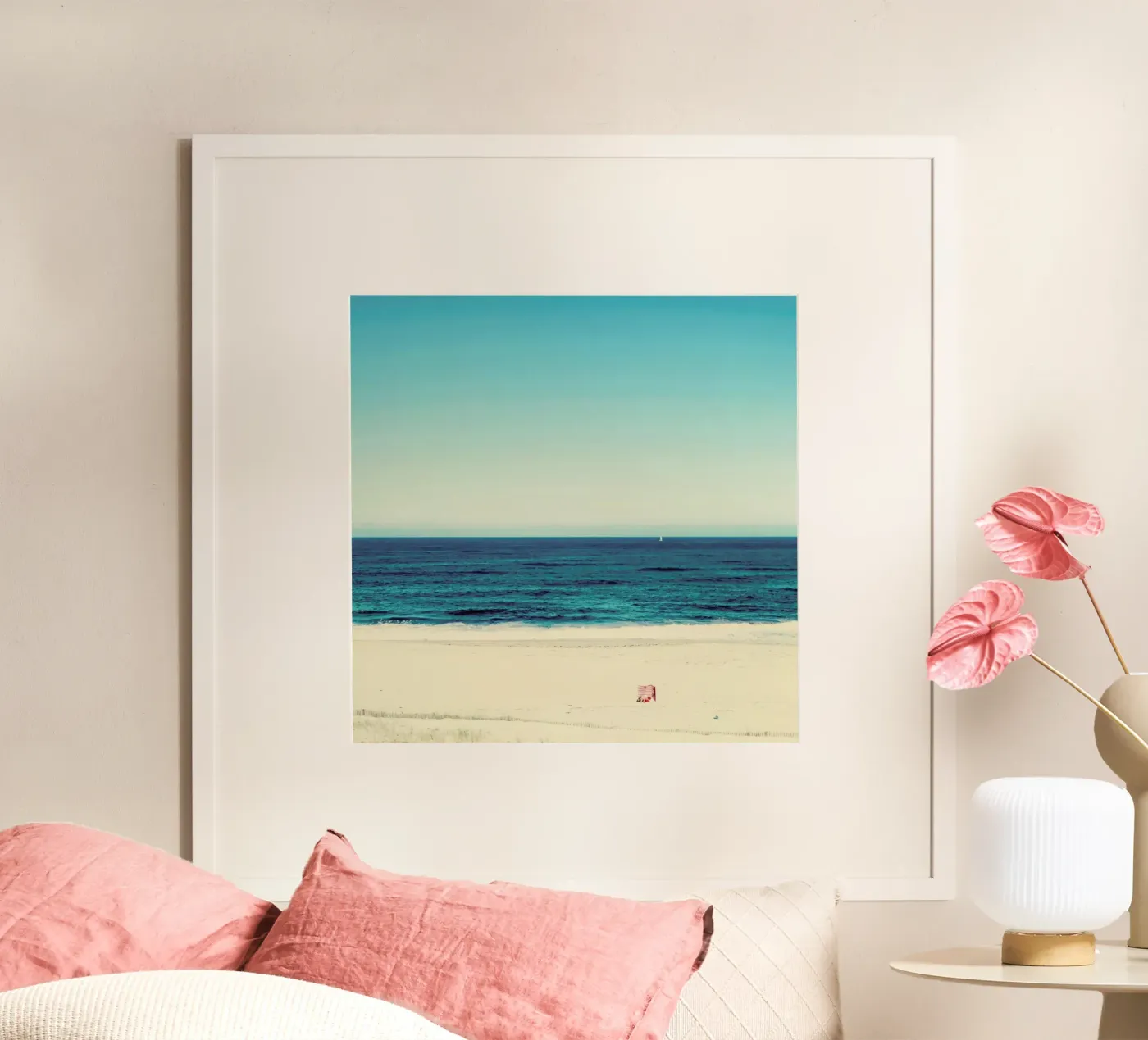 Beach Feeling poster van Ingrid Beddoes