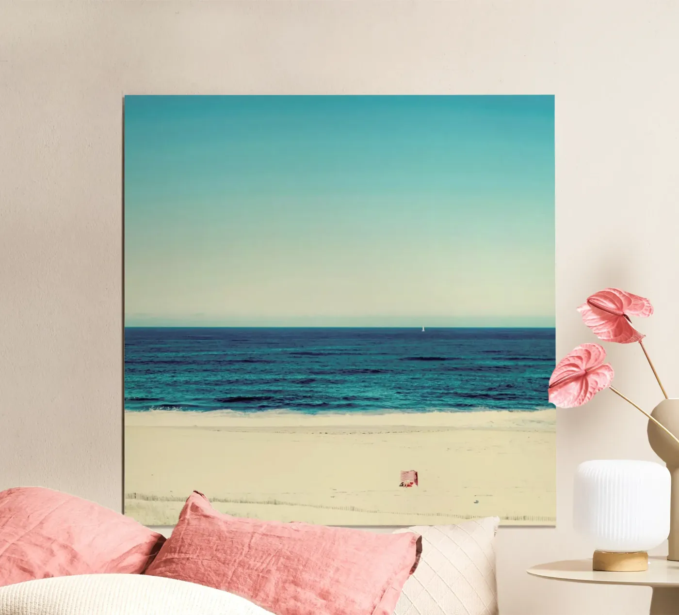 Beach Feeling poster van Ingrid Beddoes